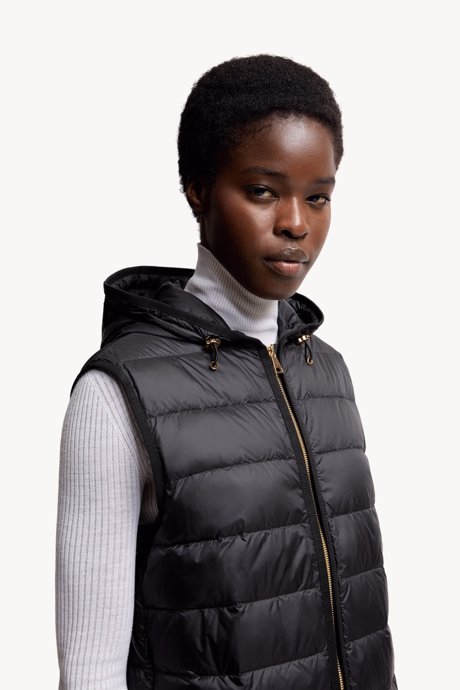 Doudoune courte 3-en-1 en laine et cachemire Reposse Femmes Noir Moncler 7